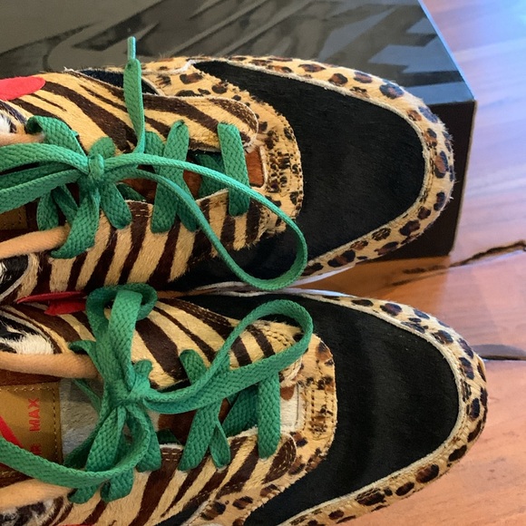 🌴 Used Rare collectible Air Max 1 Atmos animal pack 2.0 black box 2018 - Picture 11 of 16